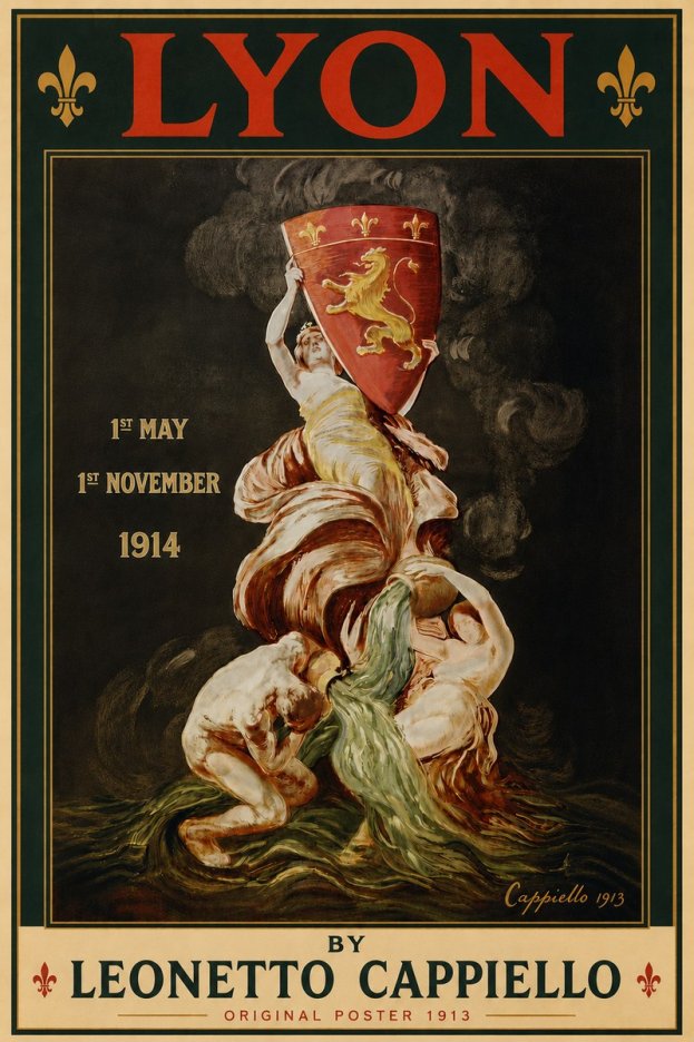 Leonetto Cappiello Lyon No4 - Poszter
