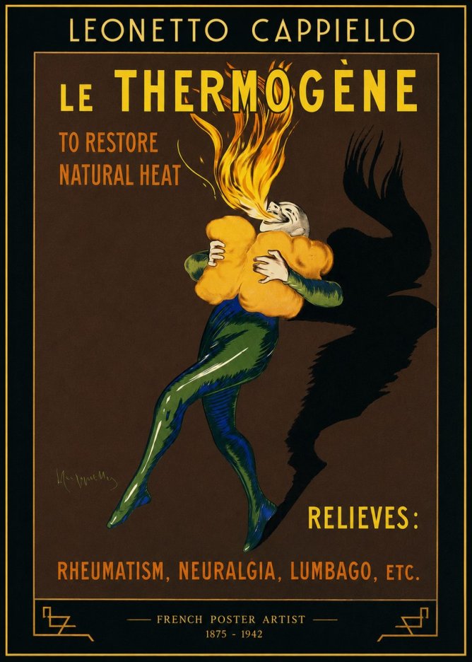 Leonetto Cappiello Le Thermogène No2 - Poszter