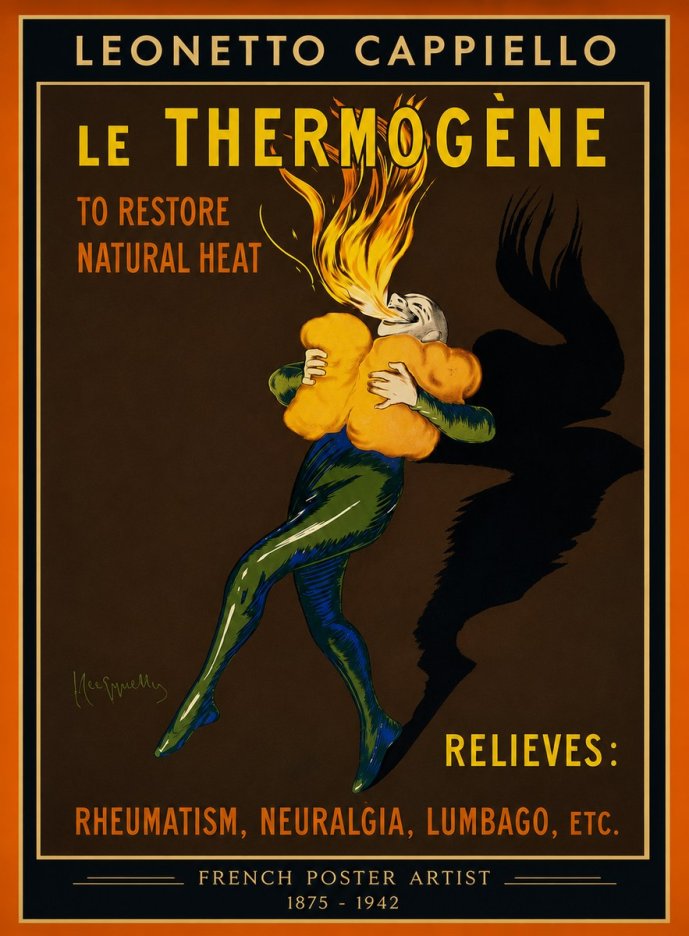 Leonetto Cappiello Le Thermogène No4 - Poszter