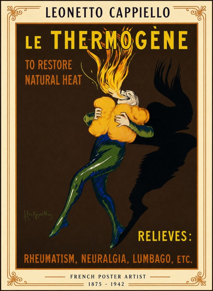 Leonetto Cappiello Le Thermogène No5 - Poszter