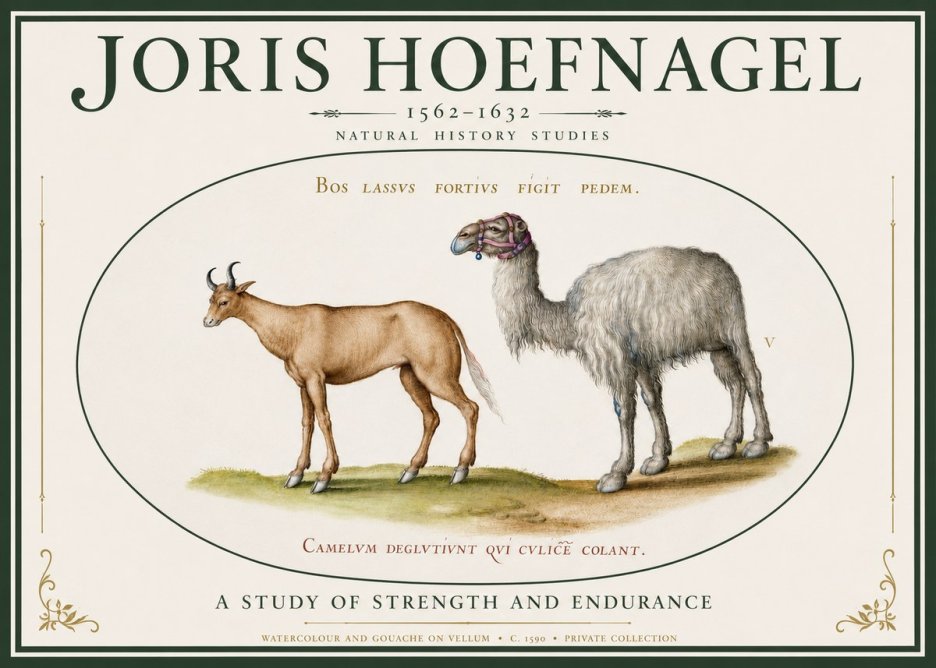 Joris Hoefnagel A Study of Strength and Endurance No3 - Poszter