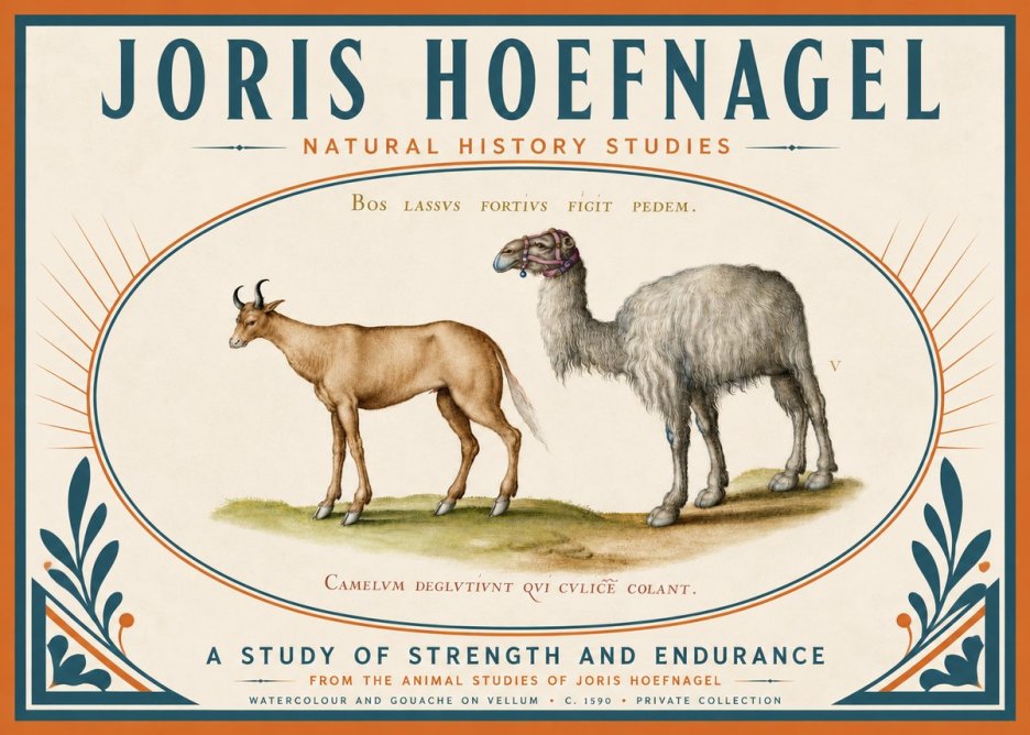 Joris Hoefnagel A Study of Strength and Endurance No4 - Poszter