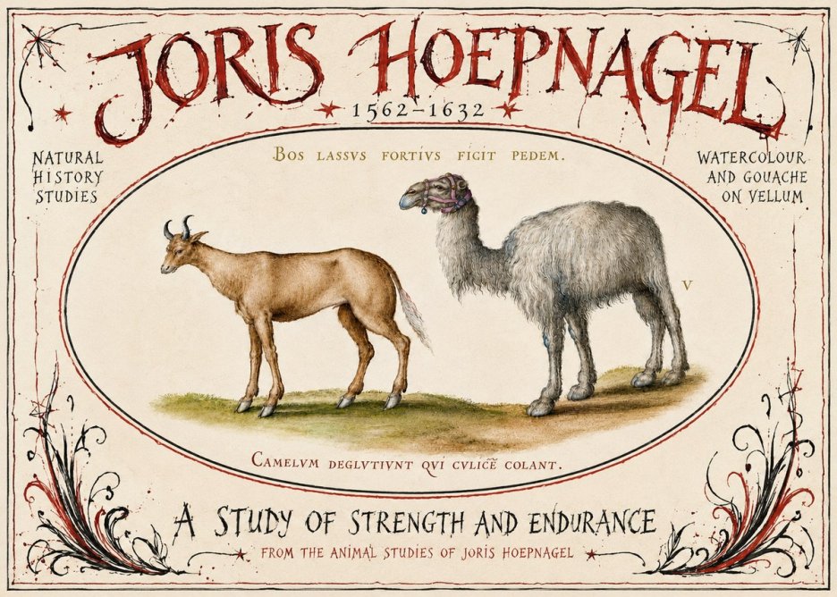 Joris Hoefnagel A Study of Strength and Endurance No6 - Poszter