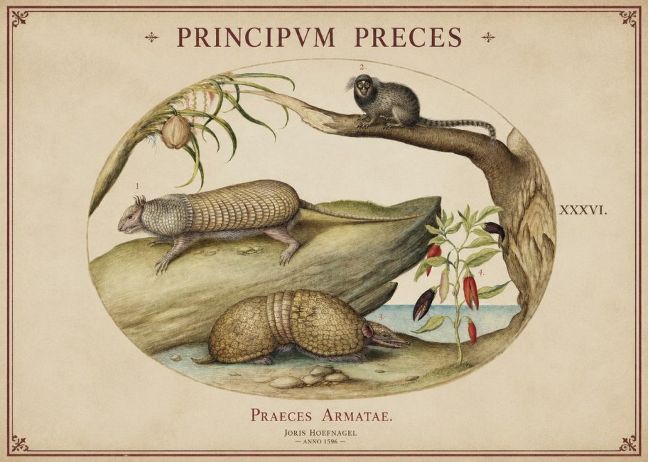 Joris Hoefnagel Praeces Armatae. No1 - Poszter