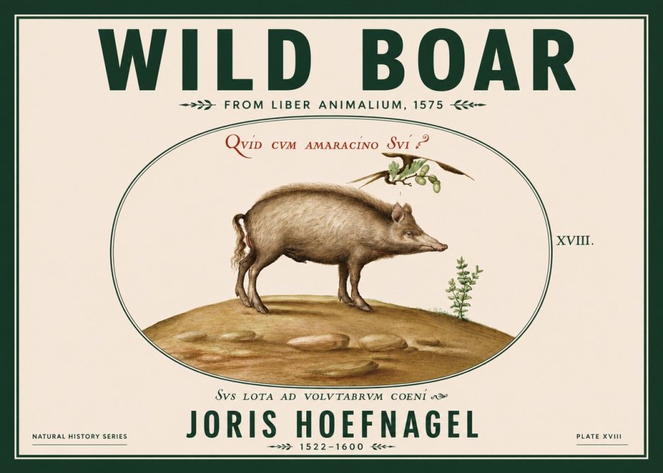 Joris Hoefnagel Qvid Cvm Amaracino Svi? No6 - Poszter