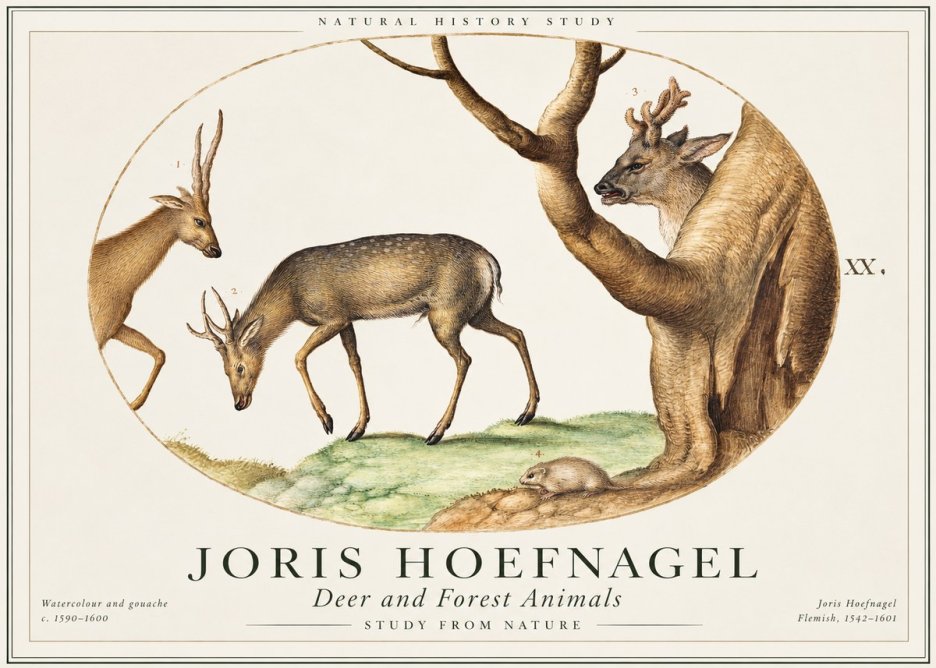 Joris Hoefnagel Do Not Rush Against the Lion. No2 - Poszter