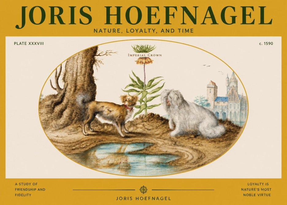 Joris Hoefnagel A Study of Friendship and Fidelity No3 - Poszter