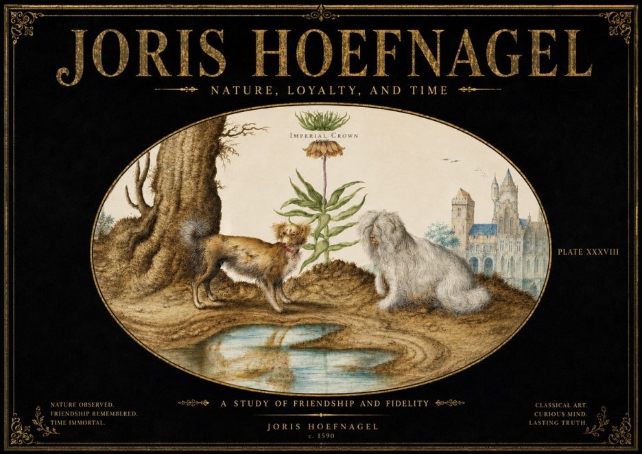 Joris Hoefnagel A Study of Friendship and Fidelity No5 - Poszter