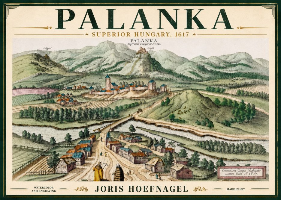 Joris Hoefnagel Palanka, Superior Hungary No6 - Poszter