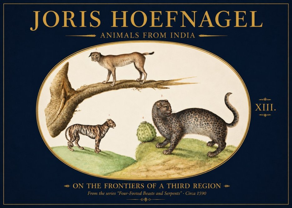 Joris Hoefnagel Four Beasts No4 - Poszter