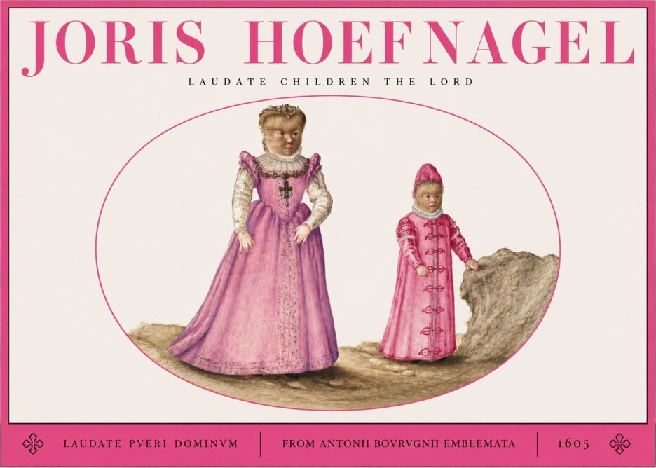 Joris Hoefnagel Laudate Pueri Dominum No4 - Poszter