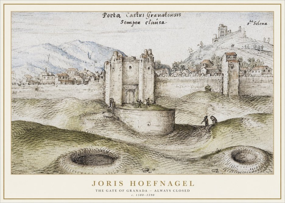 Joris Hoefnagel The Gate of Granada - Always Closed No1 - Poszter