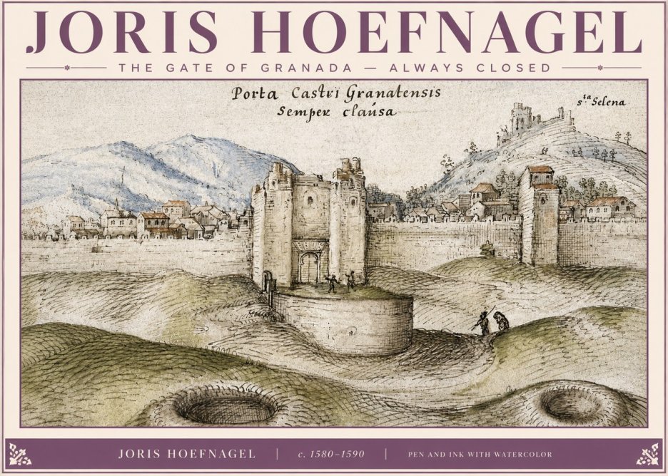 Joris Hoefnagel The Gate of Granada - Always Closed No3 - Poszter