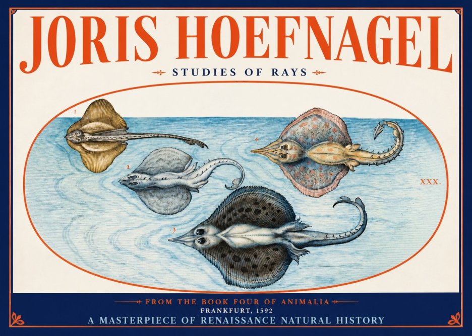 Joris Hoefnagel Rays and Skates No3 - Poszter