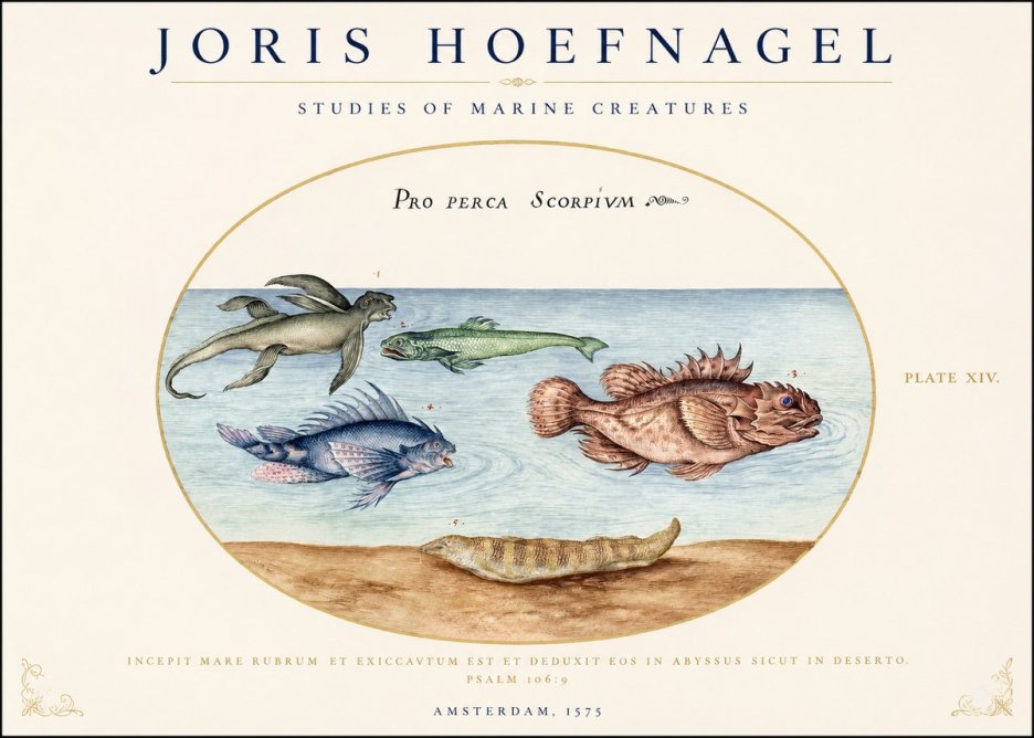 Joris Hoefnagel Pro Perca Scorpivm No1 - Poszter