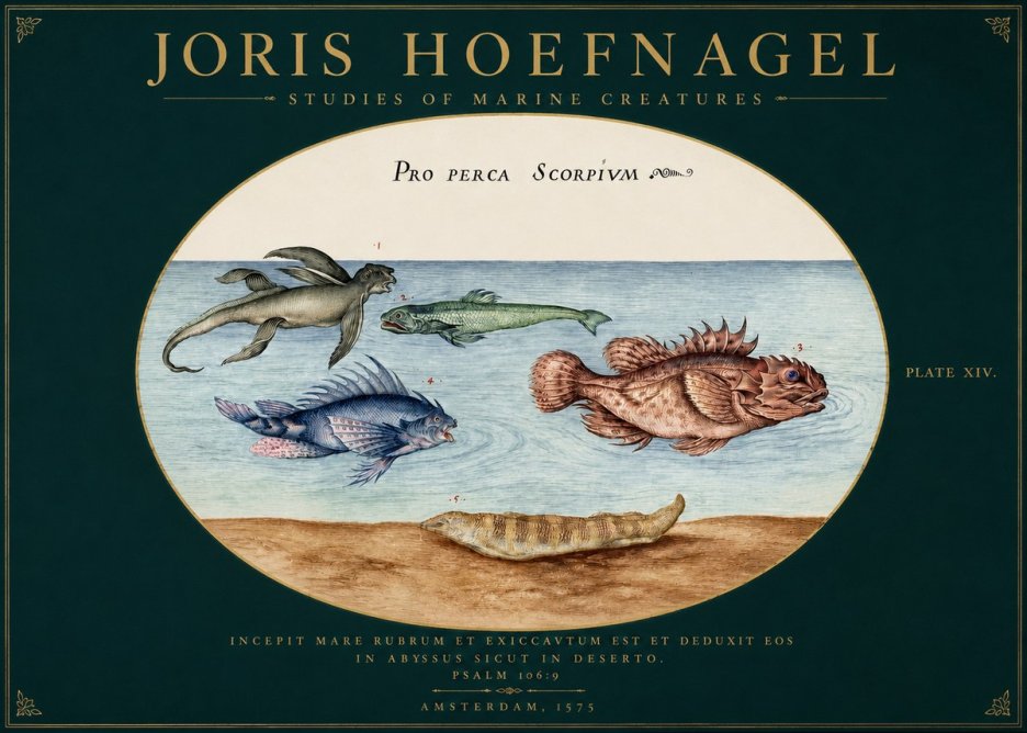 Joris Hoefnagel Pro Perca Scorpivm No2 - Poszter