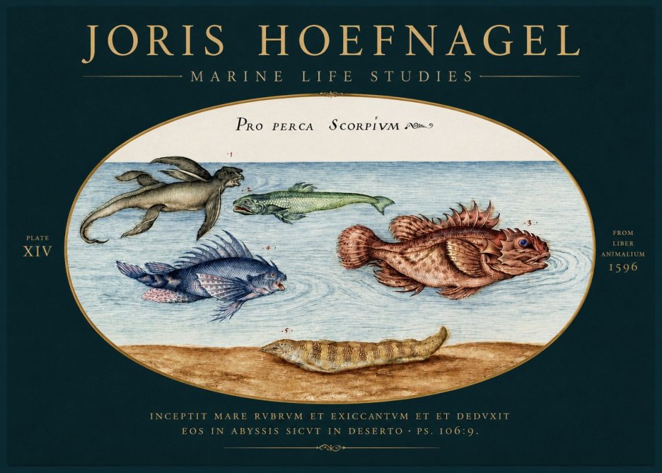 Joris Hoefnagel Pro Perca Scorpivm No4 - Poszter
