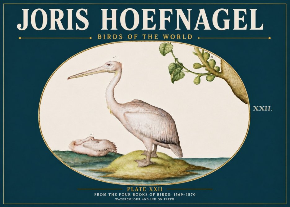 Joris Hoefnagel Plate Xxii No5 - Poszter
