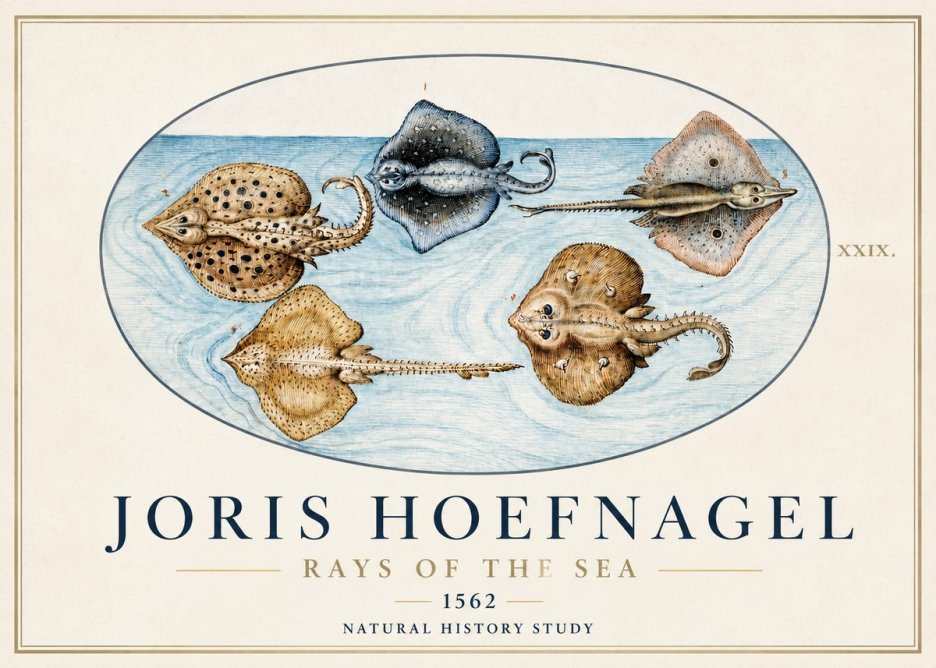 Joris Hoefnagel Rays of the Sea No3 - Poszter