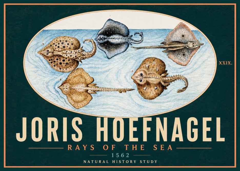 Joris Hoefnagel Rays of the Sea No5 - Poszter