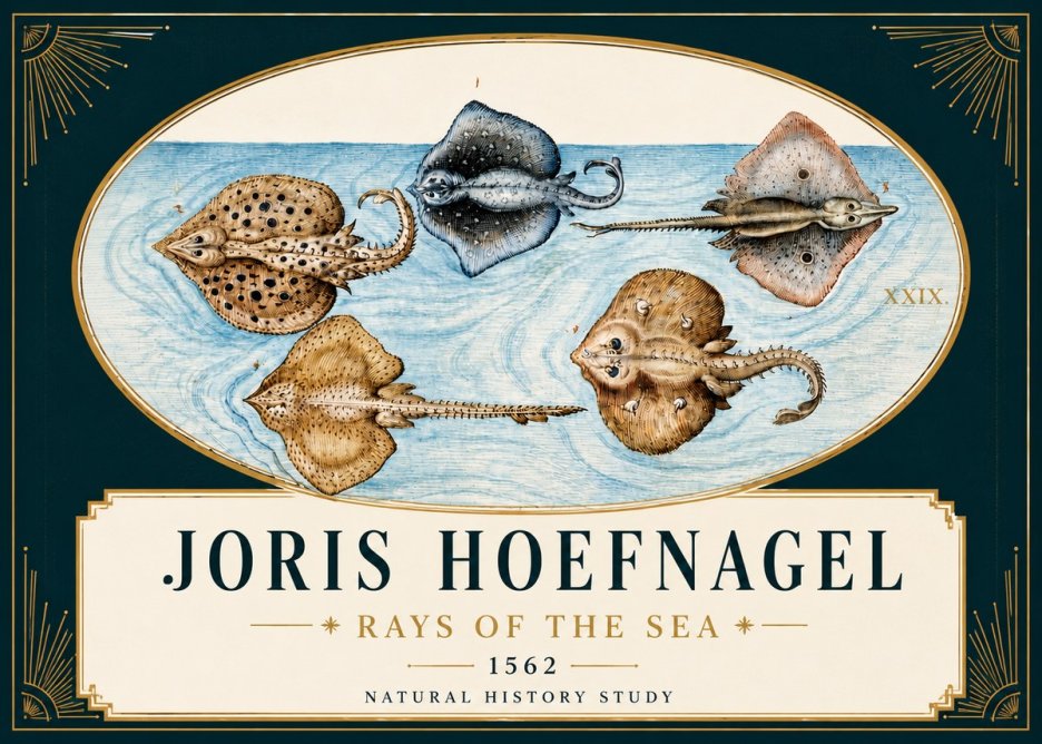 Joris Hoefnagel Rays of the Sea No6 - Poszter