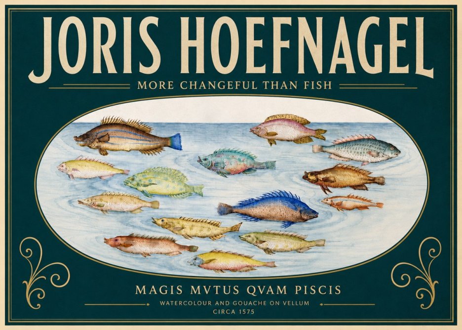 Joris Hoefnagel Fish More Than Silent No5 - Poszter