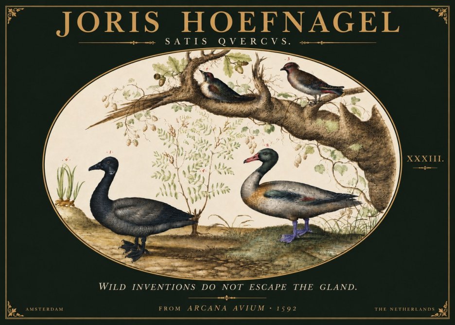 Joris Hoefnagel Satis Quercus. Birds of the Marsh No6 - Poszter
