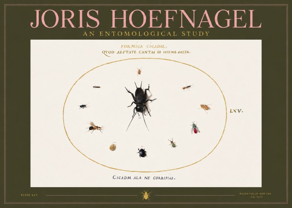 Joris Hoefnagel Formica Cicadae No2 - Poszter
