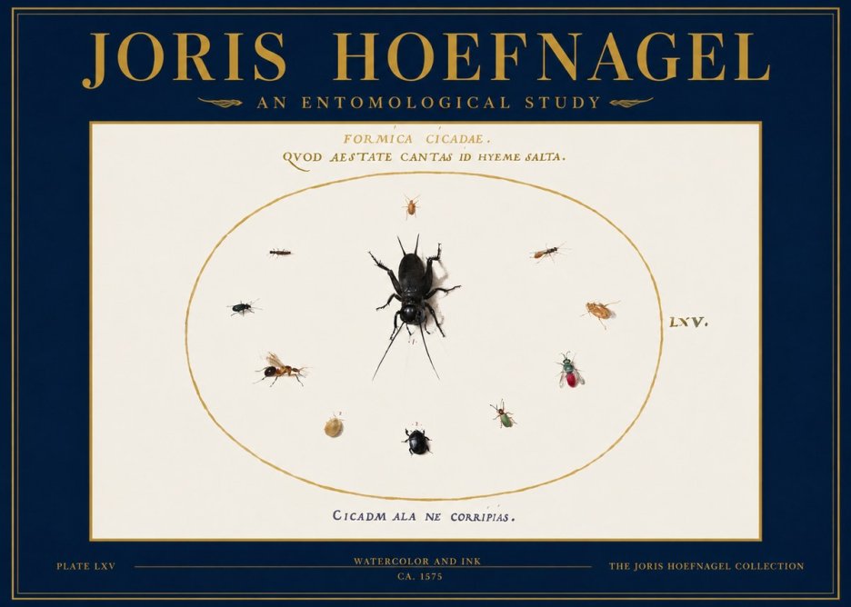 Joris Hoefnagel Formica Cicadae No3 - Poszter
