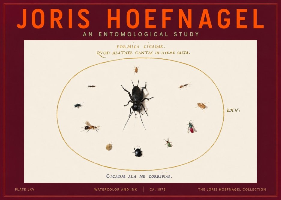 Joris Hoefnagel Formica Cicadae No4 - Poszter
