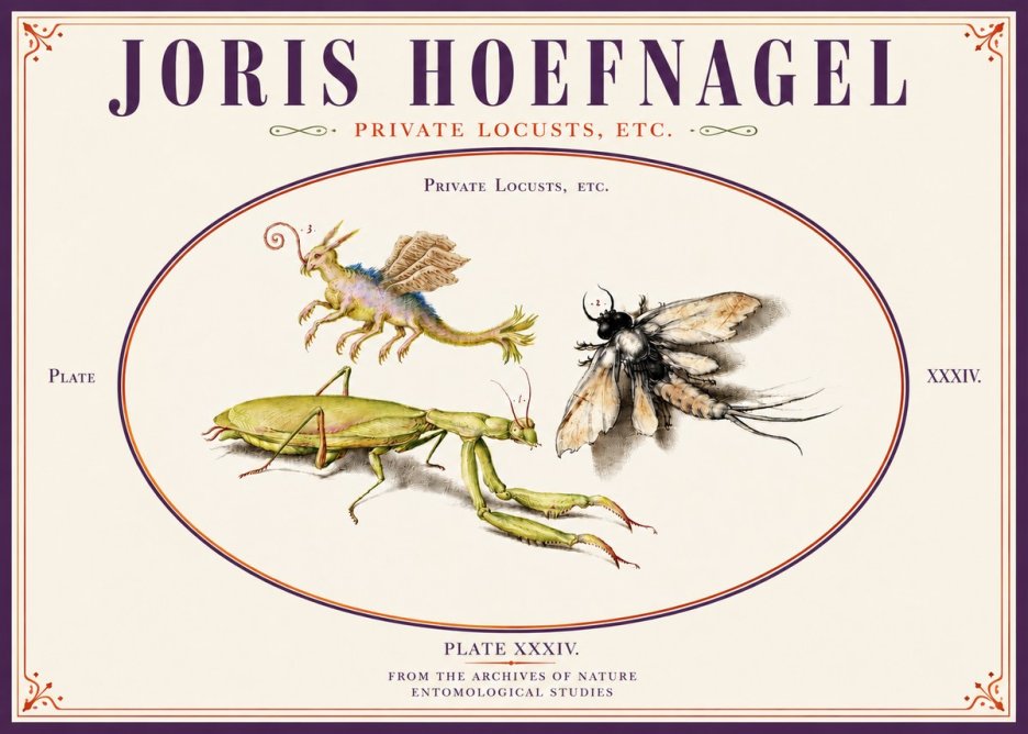 Joris Hoefnagel Privs Locvsta Bovem. No5 - Poszter