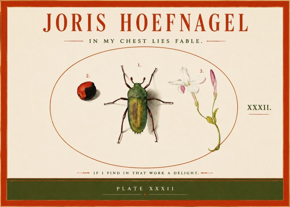 Joris Hoefnagel In My Chest Lies Fable No2 - Poszter