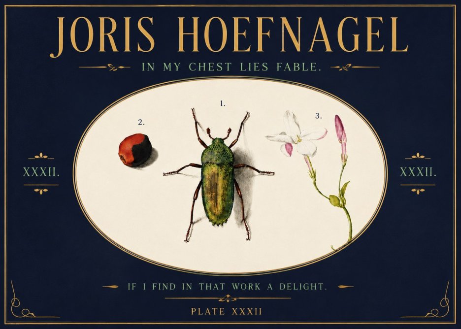 Joris Hoefnagel In My Chest Lies Fable No4 - Poszter