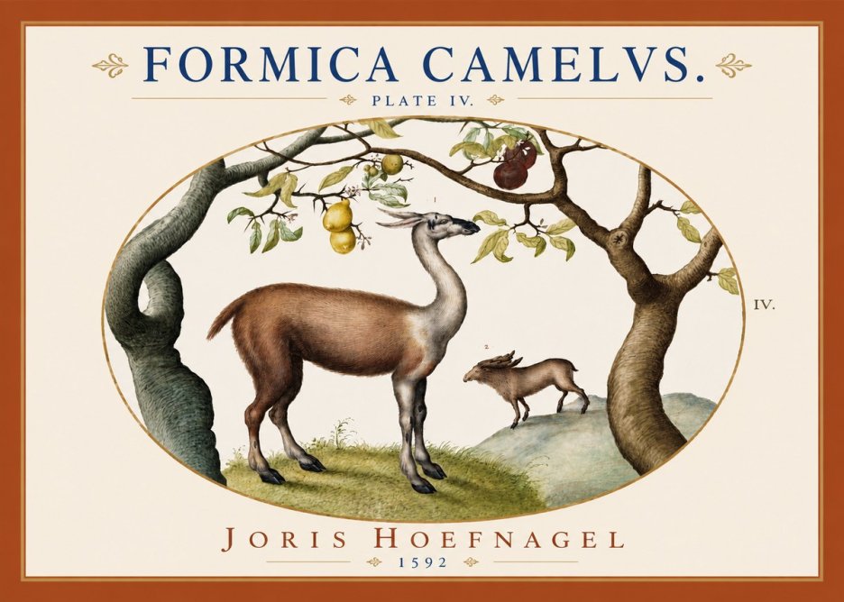 Joris Hoefnagel Formicamelus. No4 - Poszter