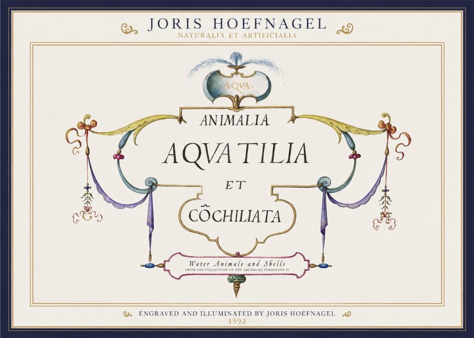 Joris Hoefnagel Animalia Aquatilia Et Cochiliata No1 - Poszter