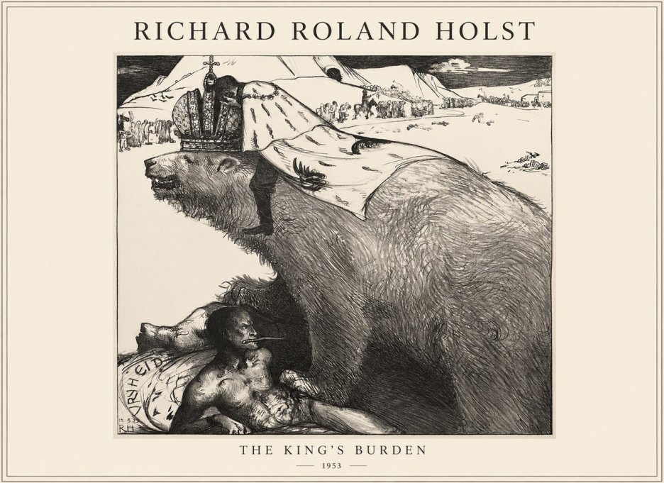 Richard Roland Holst The King's Burden No1 - Poszter