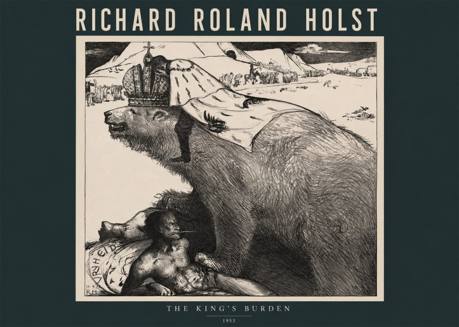 Richard Roland Holst The King's Burden No2 - Poszter