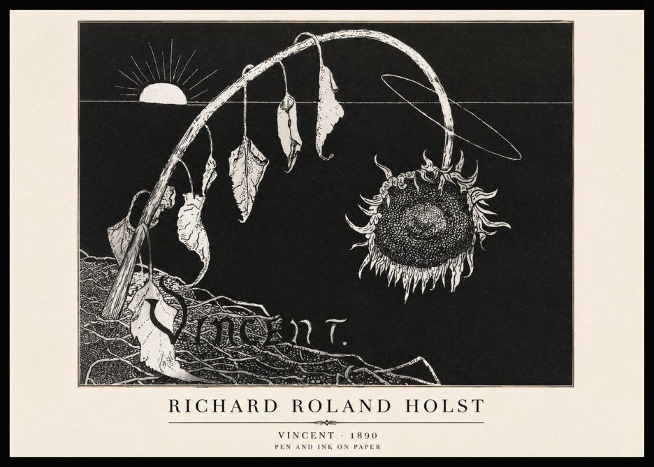 Richard Roland Holst Vincent No3 - Poszter