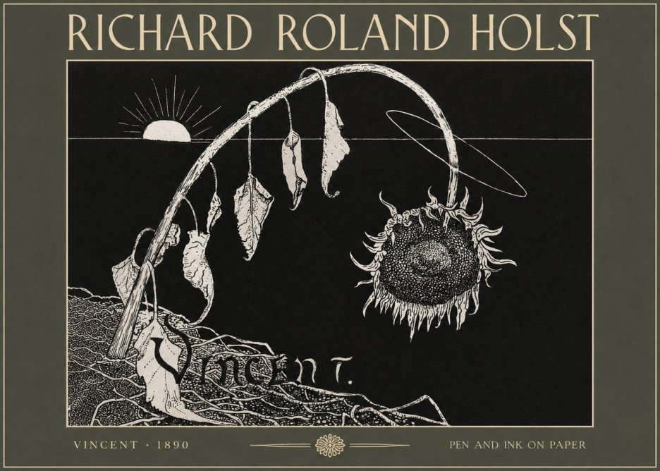 Richard Roland Holst Vincent No4 - Poszter