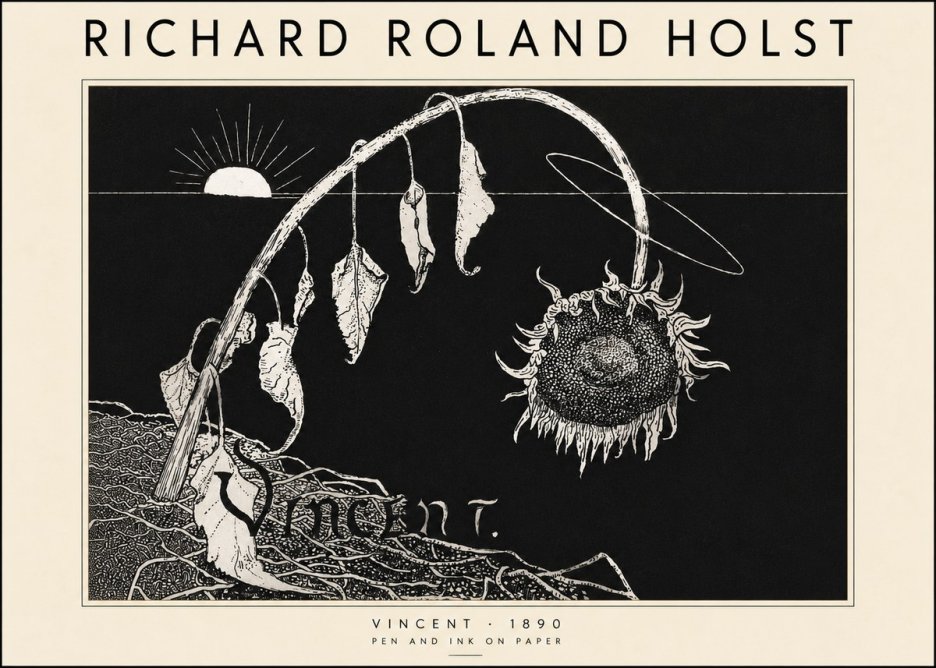Richard Roland Holst Vincent No5 - Poszter