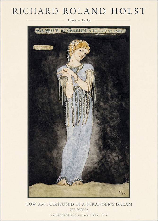 Richard Roland Holst How Am I Confused in a Stranger's Dream No1 - Poszter