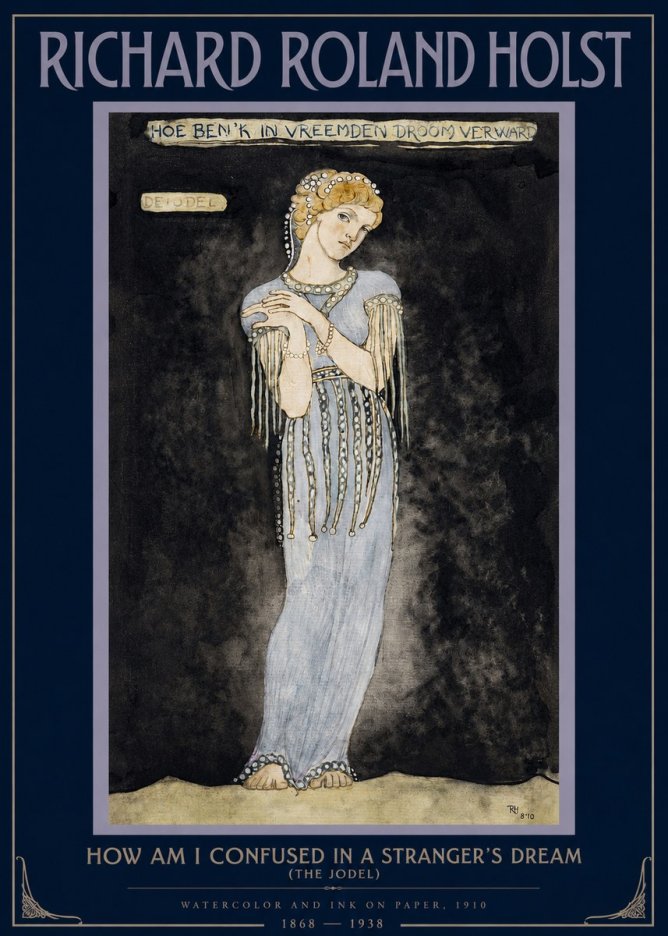 Richard Roland Holst How Am I Confused in a Stranger's Dream No2 - Poszter