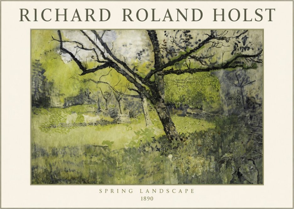 Richard Roland Holst Spring Landscape No1 - Poszter