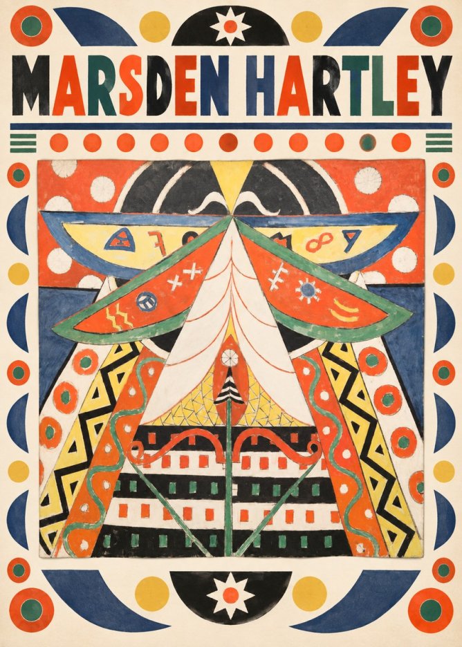Marsden Hartley Painting No. 5 No3 - Poszter