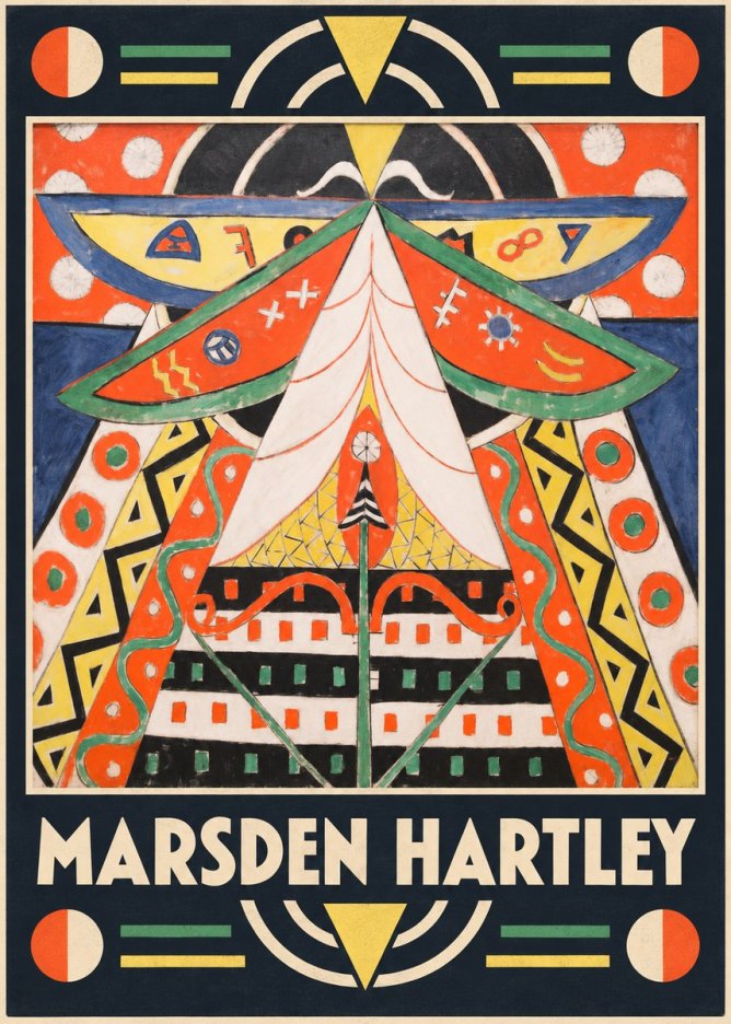 Marsden Hartley Painting No. 5 No5 - Poszter