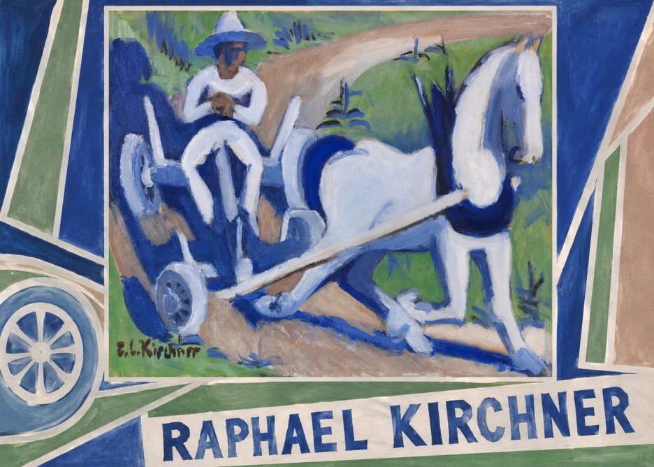 Raphael Kirchner Horse and Cart No6 - Poszter