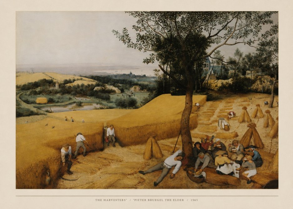 Pieter Bruegel The Harvesters II No5 - Poszter