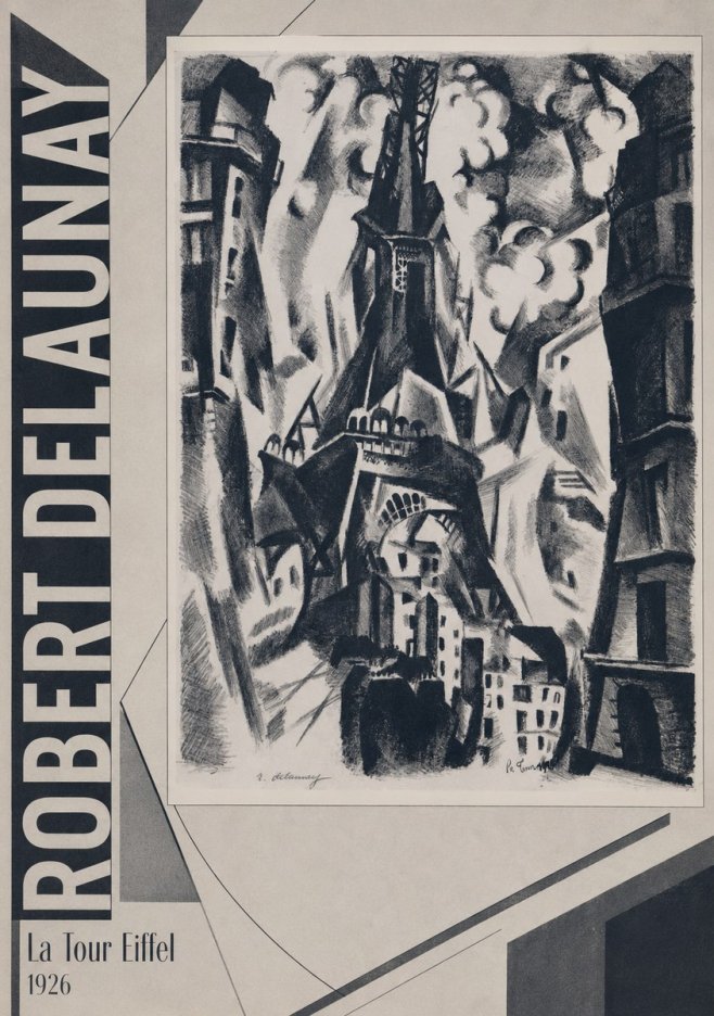 Robert Delaunay La Tour Eiffel No2 - Poszter
