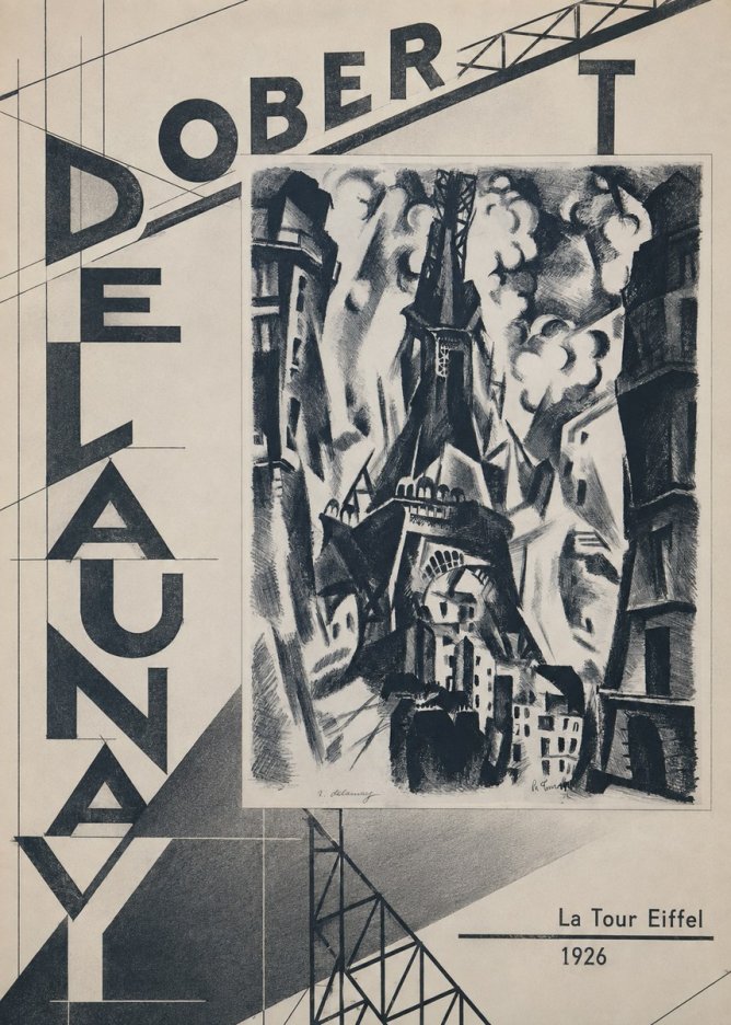 Robert Delaunay La Tour Eiffel No5 - Poszter