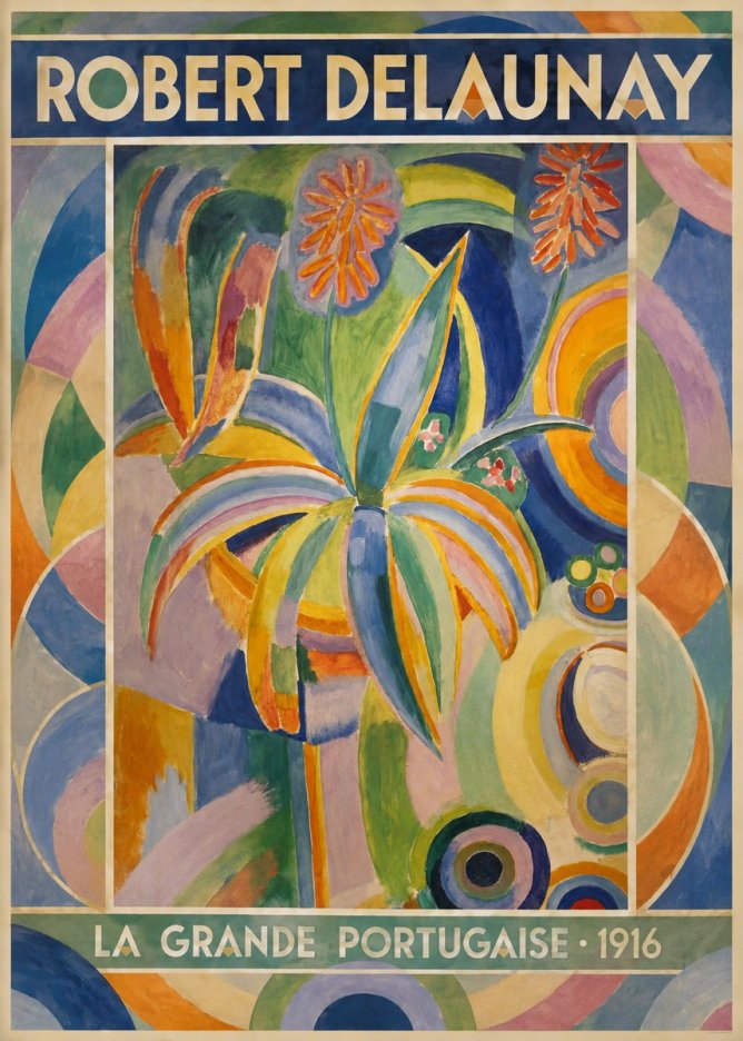 Robert Delaunay La Grande Portugaise I No1 - Poszter